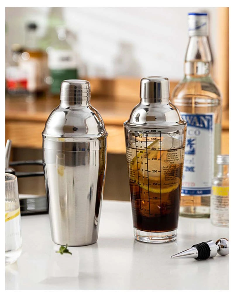 Steel Cocktail Shaker – 550ml & 750ml