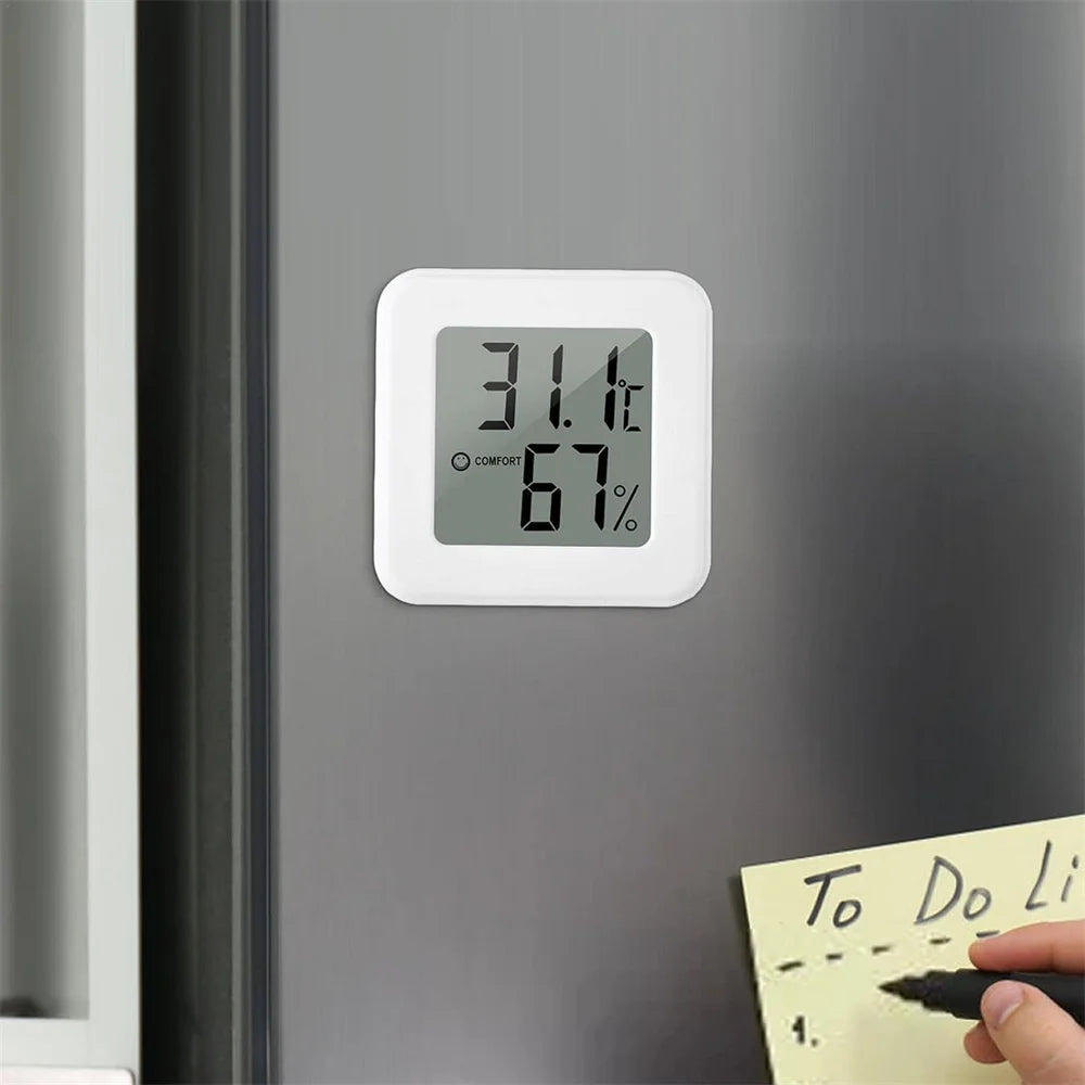 Indoor Mini Temperature and Humidity Meter, Bedroom Temperature Meter, Portable Electronic Digital Display, Humidity and Tempera