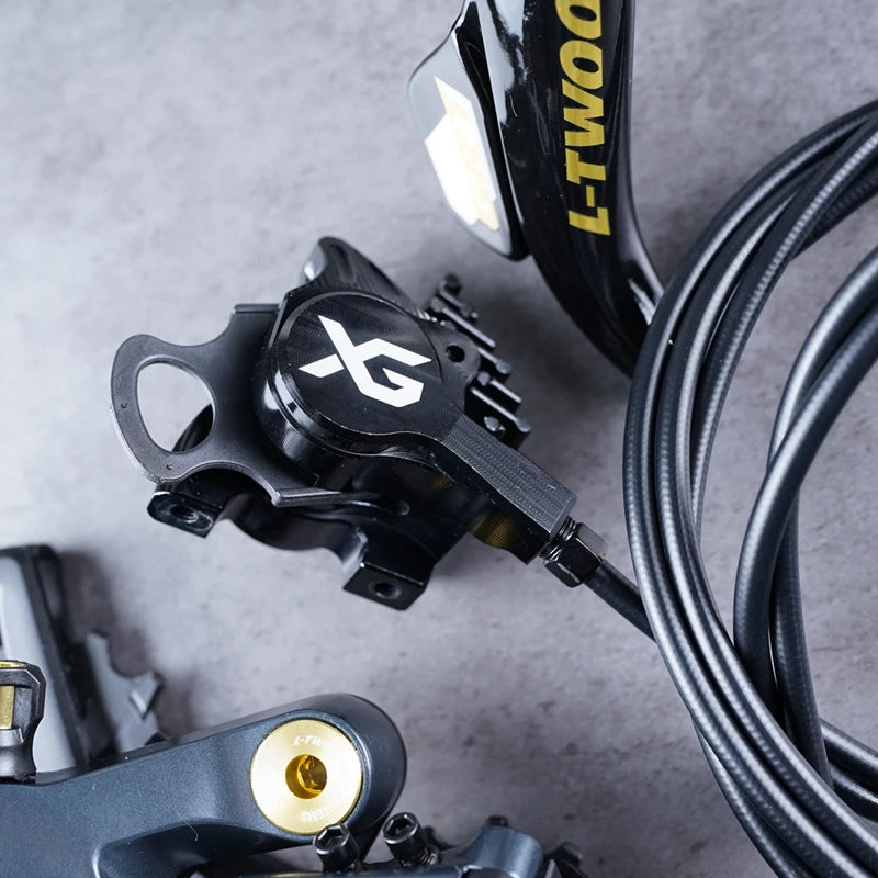 LTWOO GRT / GR9 Disc 1x11s / 1x12s Gravel Hydraulic Disc Brake Groupset + ZRACE XG Flat Mount Brake Caliper, Carbon Fibre