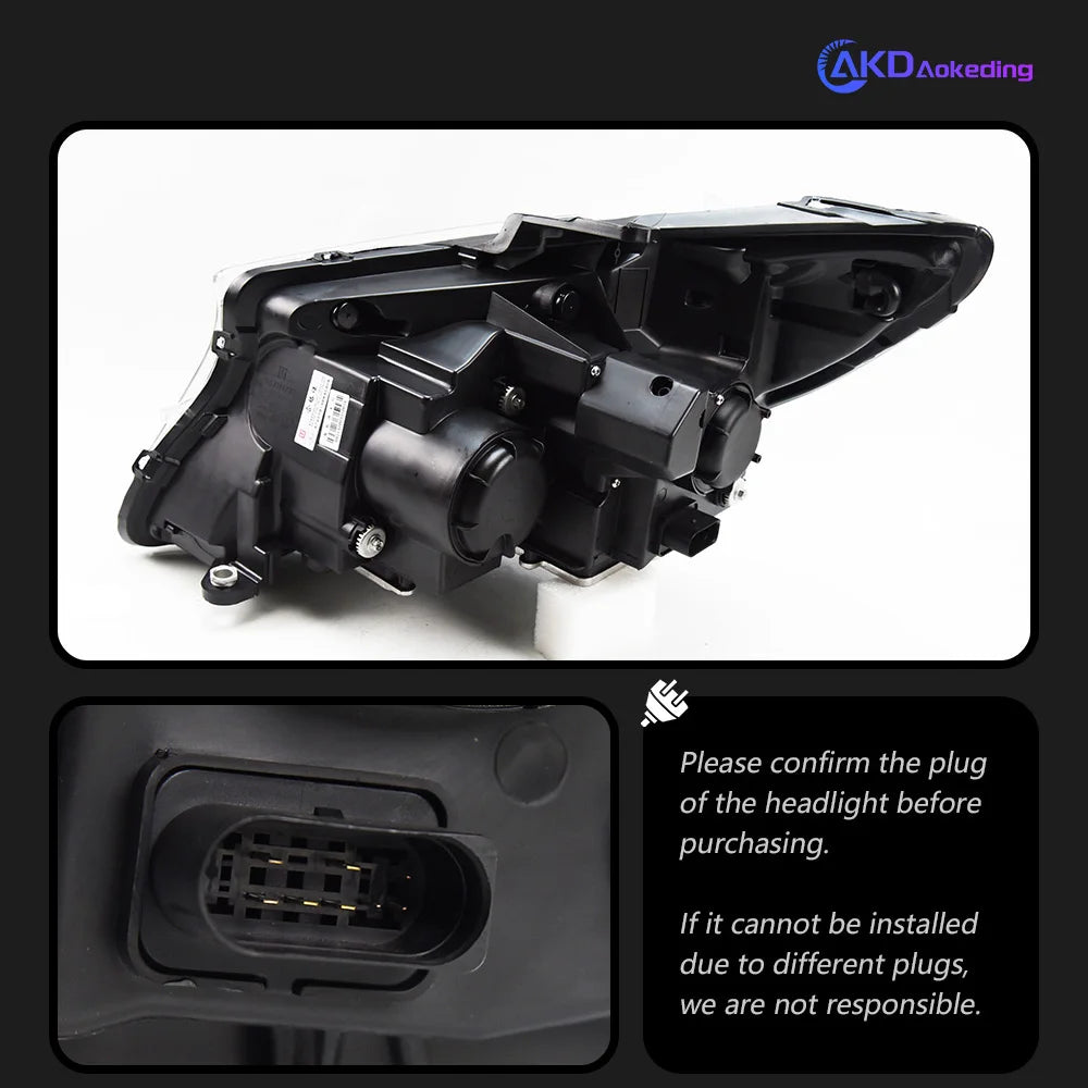 Auto Parts Headlights For  Benz VITO V Class Metris 2015-2019 latest Styling LED Dual Projector Car Accesorios Modified
