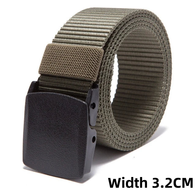 Men Belt Outdoor Hunting Outdoors Belt Multi-Function Buckle Nylon Belt High Quality Canvas Belt