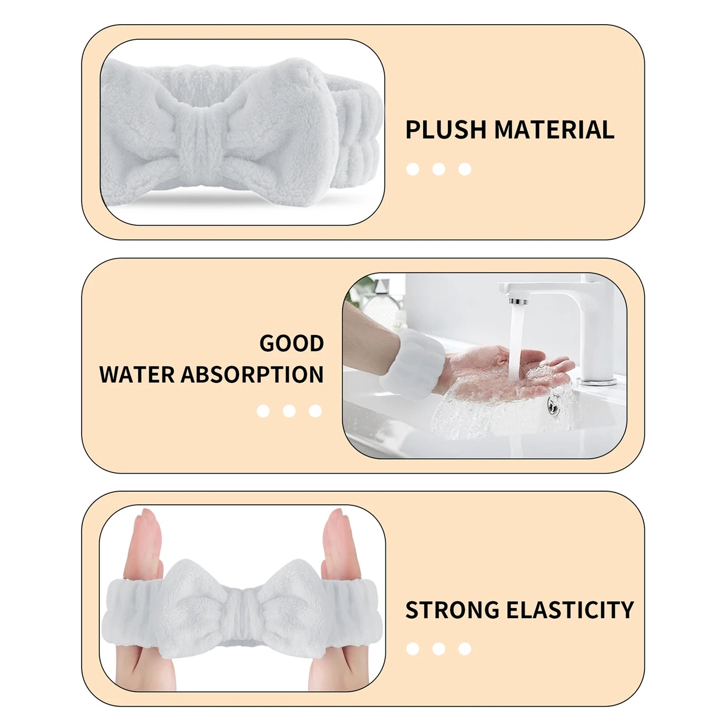 40-piece makeup tool set - 20-piece makeup tools + 16-piece powder puff set + dishwashing, hairband and wristband