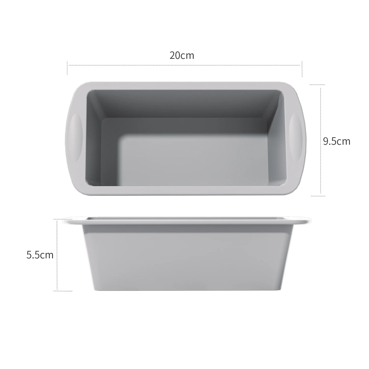 Silicone Baking Molds NonStick Rectangle Cake Pans Mini Loaf Pan Easy Release Bread Toast Mould Kitchen Accessories Pastry Tool