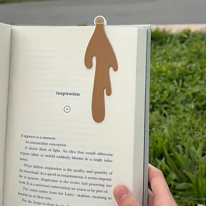 Bookmark PU Leather Book Page Marker Corner Marker for Reading