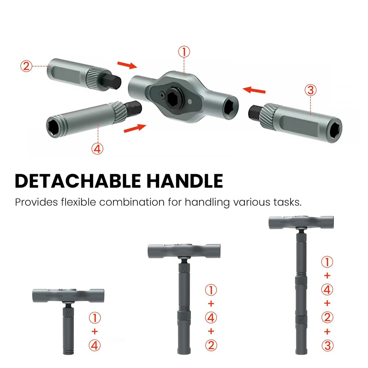 VMAN 24in1 RS1 Multi-Purpose Ratchet Screwdriver Set 24 in 1 S2 Steel Magnetic Screwdriver Bits Repair Tools