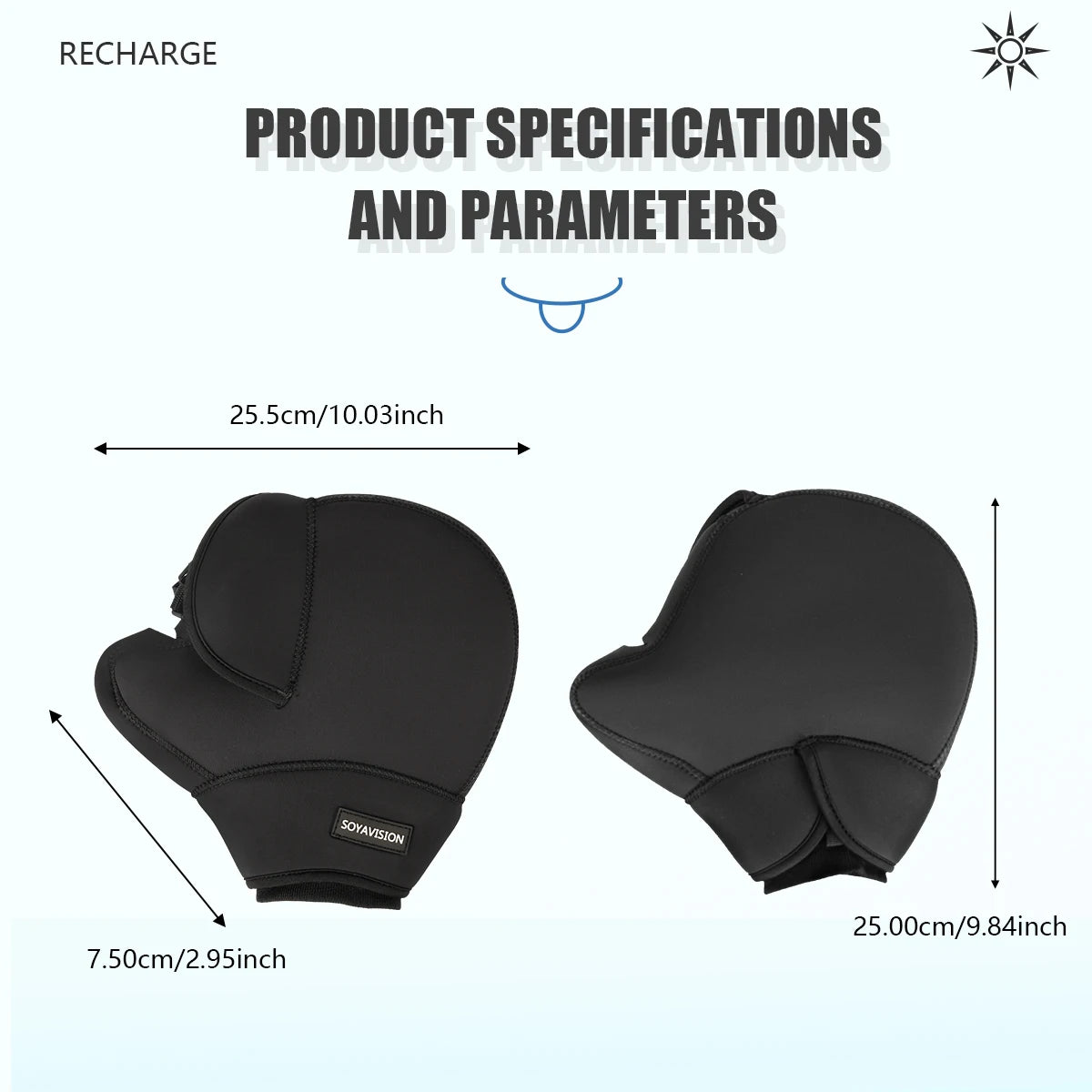 Thick Motorcycle Handlebar Muffs Protective Motorcycle Scooter ATV UTV Winter Warmer Gloves Grip Handle Bar Muff Rainproof Warm