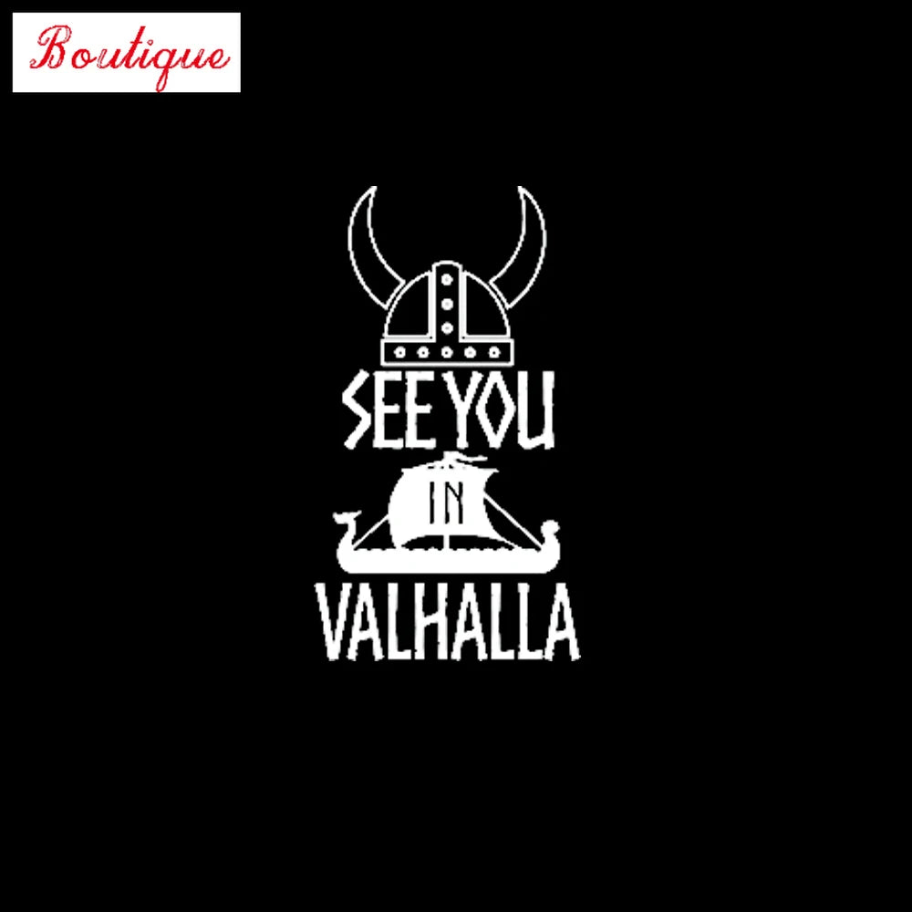 "Goodbye Valhalla" car sticker cross country diesel car personalized decoration car motorcycle auto parts fun Decal pvc30cm