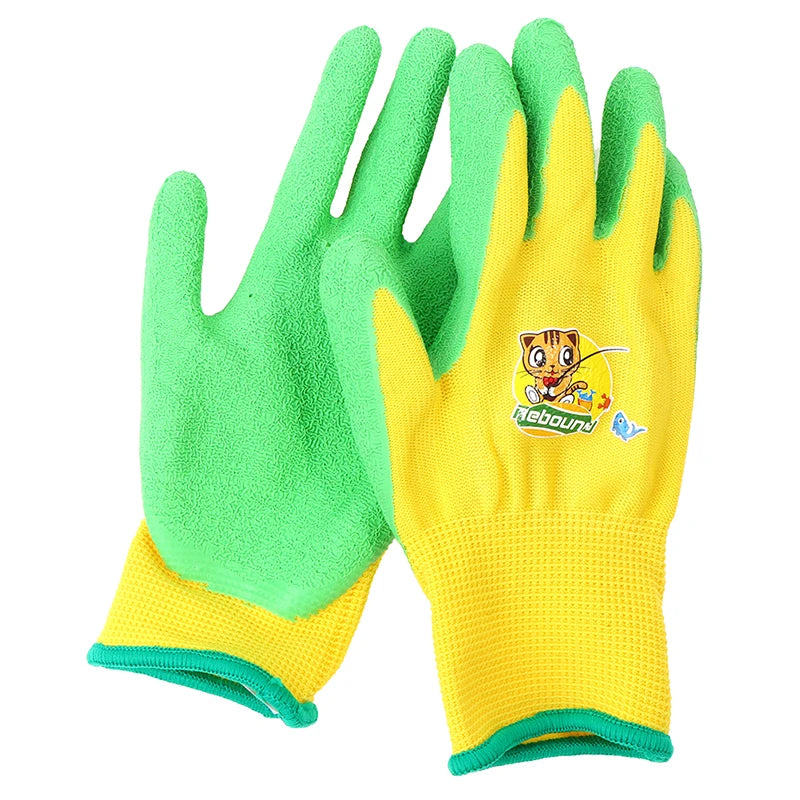 Kids Breathable Protective Glove Durable Waterproof Garden Gloves Anti Bite Cut Collect Seashells Protector Planting Work Gadget