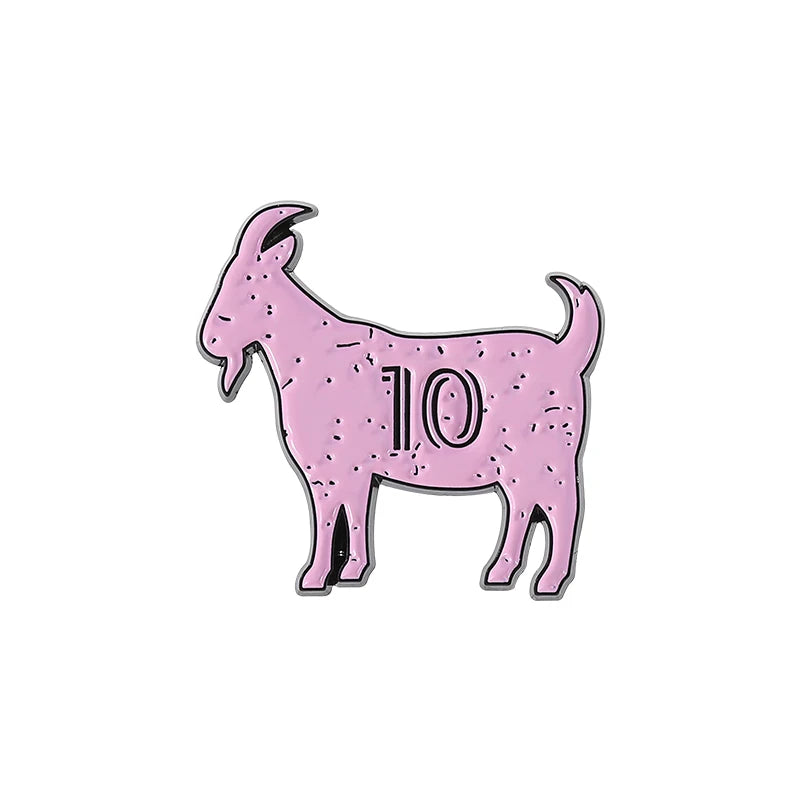 Football Star Enamel Pins Custom Football Club Digital Jersey Brooches Lapel Badges Clothes Funny Jewelry Gift for Fans Friends