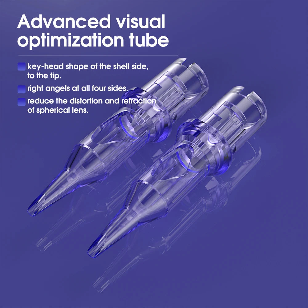 Dragonhawk PRO Tattoo Cartridge Needles 0.3mm RL Round Liner Upgraded version of MAS PRO Tattoo Needle