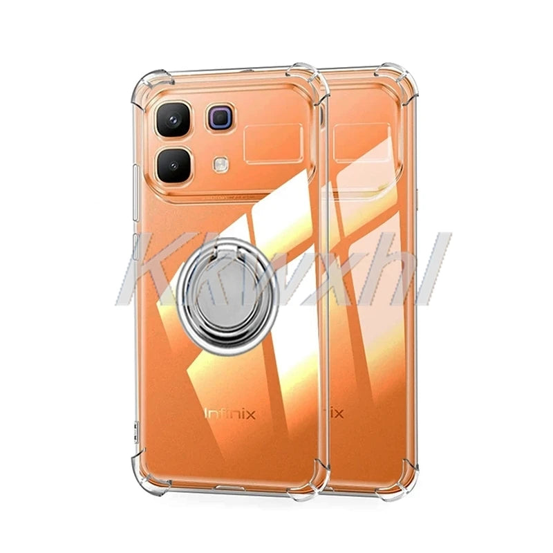 For Infinix Note 60 Pro Edge Note60 60Pro X6887 X6878 X6879 Back Ring Holder Bracket Phone Case Original Shockproof Cover