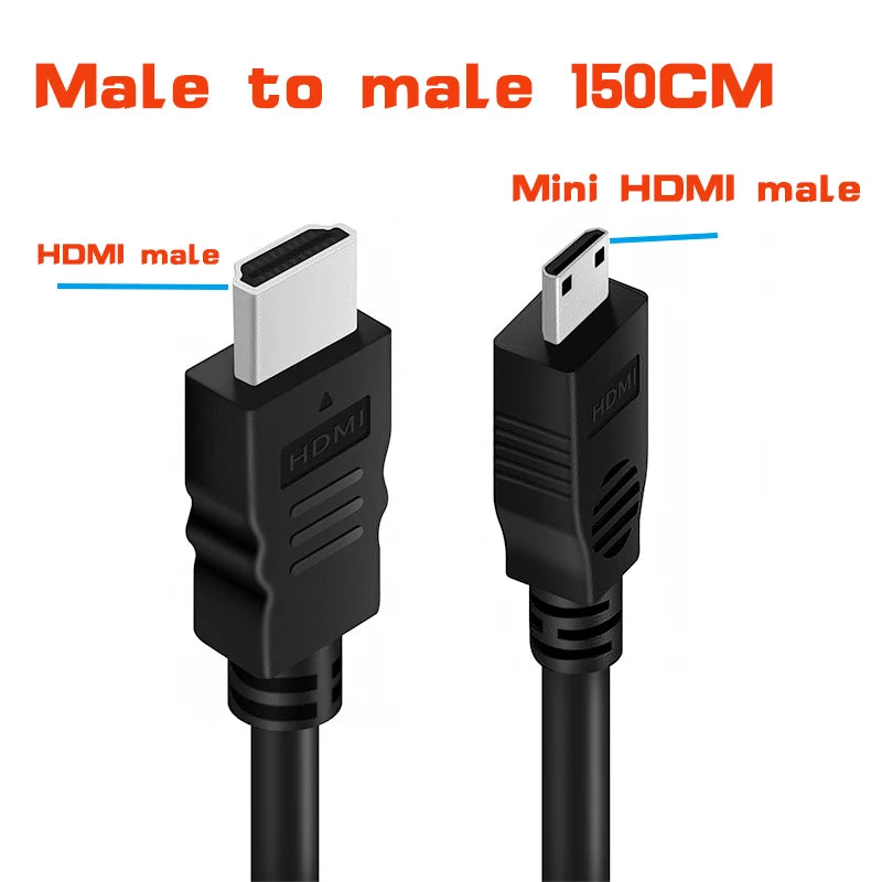 Mini HDMI cable 4K 60Hz HDmatters HDMI 2.0 Mini HDMI to HDMI cable adapter converter for tablet Camcorder laptop DSLR