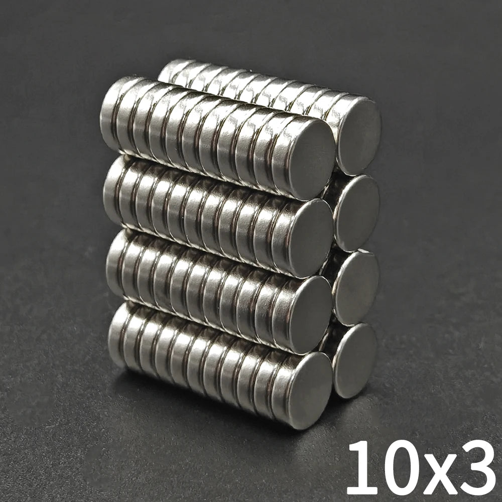 5-200Pcs 10x3 Neodymium Magnet 10mm x 3mm NdFeB Round Super Powerful Strong Permanent Magnetic imanes Disc for fridge 10*3 mm