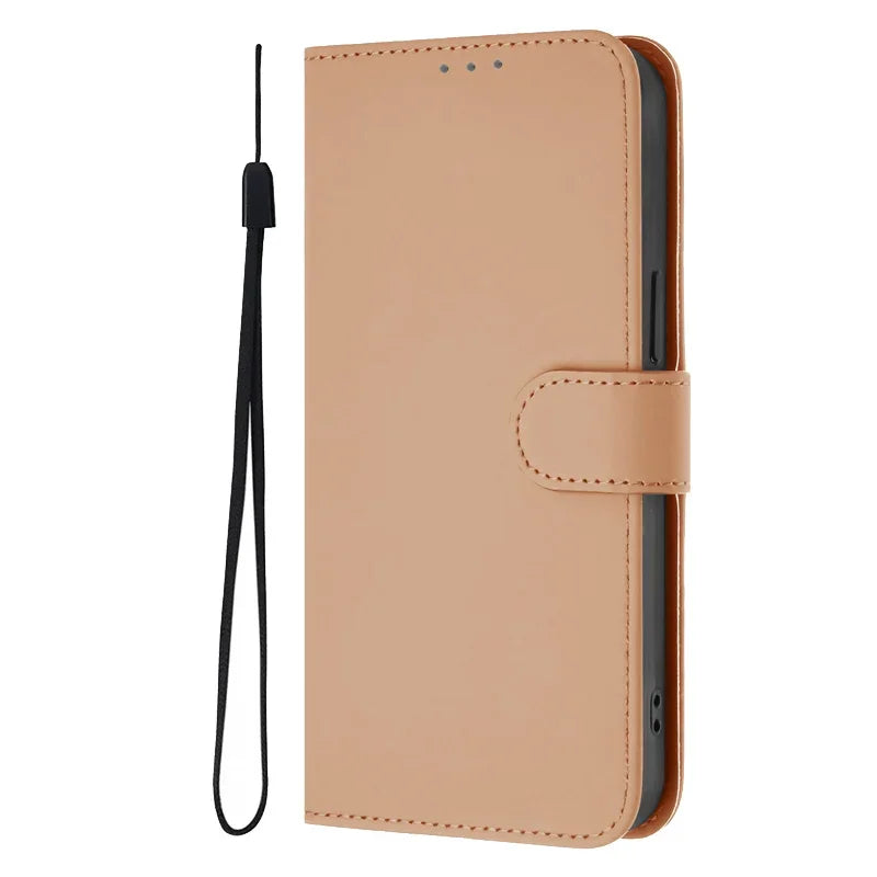 For Funda Tecno Camon 50 Pro 4G Case Candy Solid Color Flip Cover on for Tecno Camon 50 pro 4G CN5c Leather Phone Case Coque