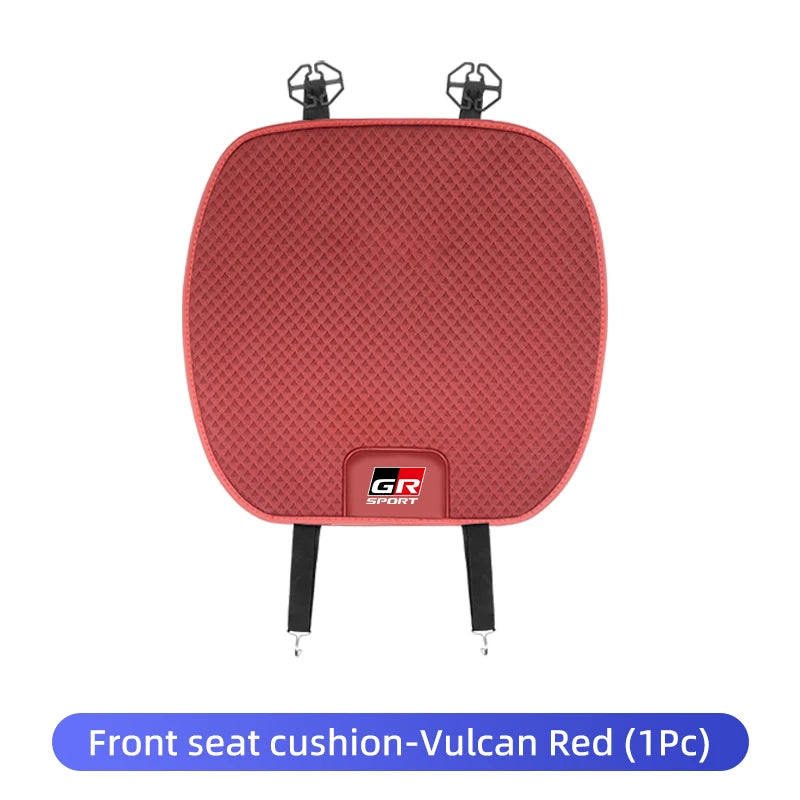 Car Seat Cushion Cover Backrest Protective Pad For Toyota Crown GR Corolla YARIS L Auris C-HR Hilux Vios Rav8 Prius Izoa Reiz