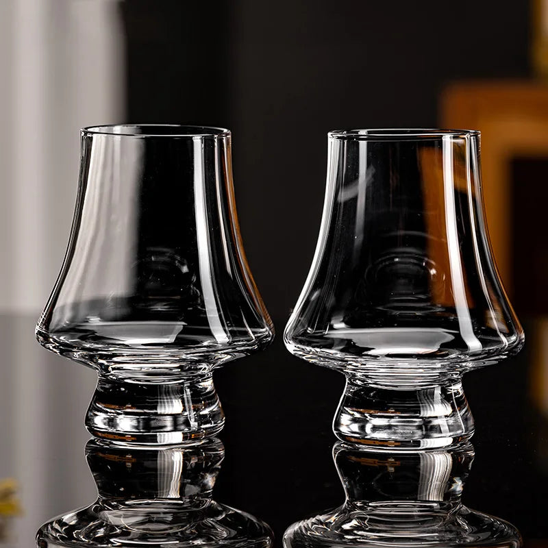 2/4/6pcs Crystal Glass Whiskey Cup Set of 250ml Clear Lead Free Drinking Glasses Scotch Liquor Barware Beer Spirits Wine Glasse