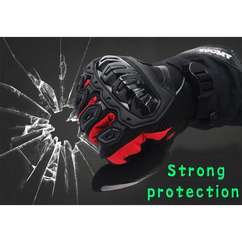 Motorcycle gloves 100% Waterproof windproof Winter warm Guantes Moto Luvas Touch Screen Motosiklet Eldiveni Protective