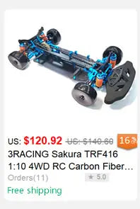 RC Car 3RACING Sakura D5 D5Pro D5M KIT 1:10 Carbon Fiber DIY Model Remote Control Super Rear Drive Drift High Speed Racing Frame