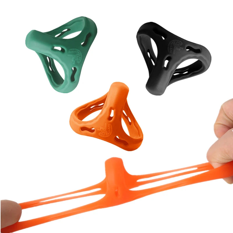 Silicone Penis Ring Reusable Male Chasity Cage Scrotum Stretcher Delay Ejaculation Erection Sex Toys Linen Nozzle Cock Lock Ring