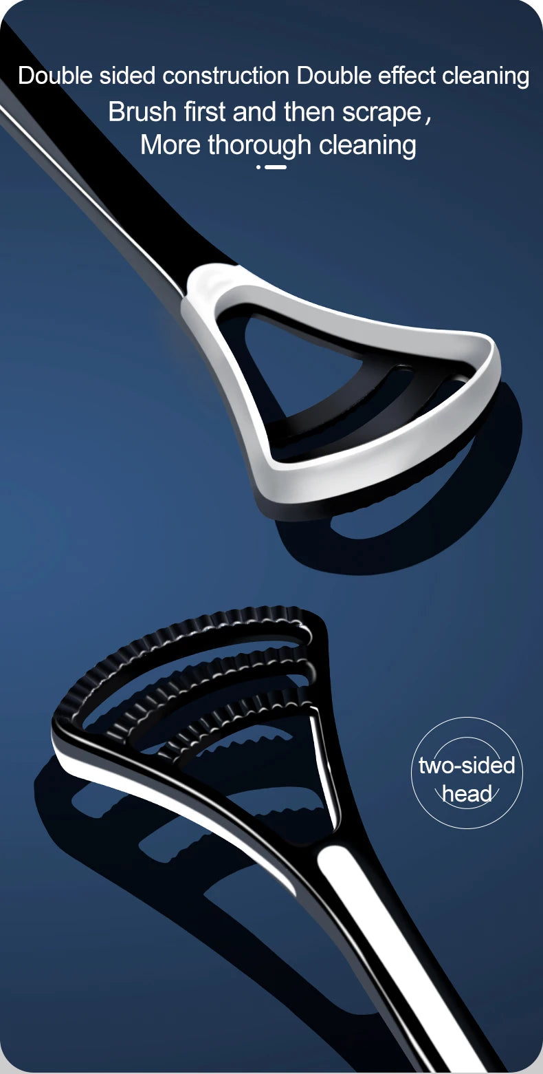 Fawnmum Silicone Tongue Scraper 1Pcs Macaron Color Tonger Brush Cleaning Tools Toothbrush Oral Care Fresh Breath Safe Clean