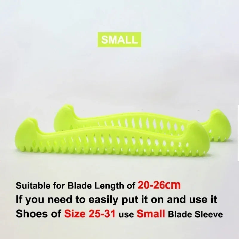 Adjustable TPU Ice Skating Blade Covers Walkable Figure Skate Ice Skate Hockey Skates Prevent Puncture Scalable Blade Sleeve