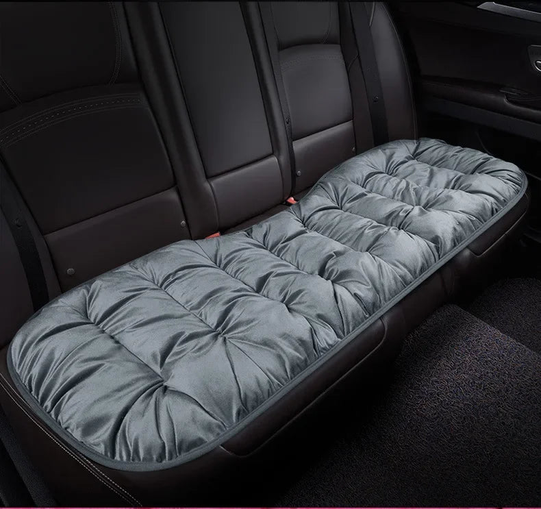Winter Car Seat Cover with Back Pad Warm Slip-resistant Car Seat Cushion Chair Protector Universal for Suv Pick-Up Truck Sedan