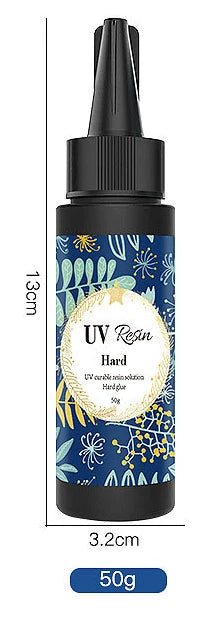 Quick Drying UV Resin Adhesive Colorless Transparent Ultraviolet Liquid UV Curing Use Craft DIY 10/25/30/50/60/100g