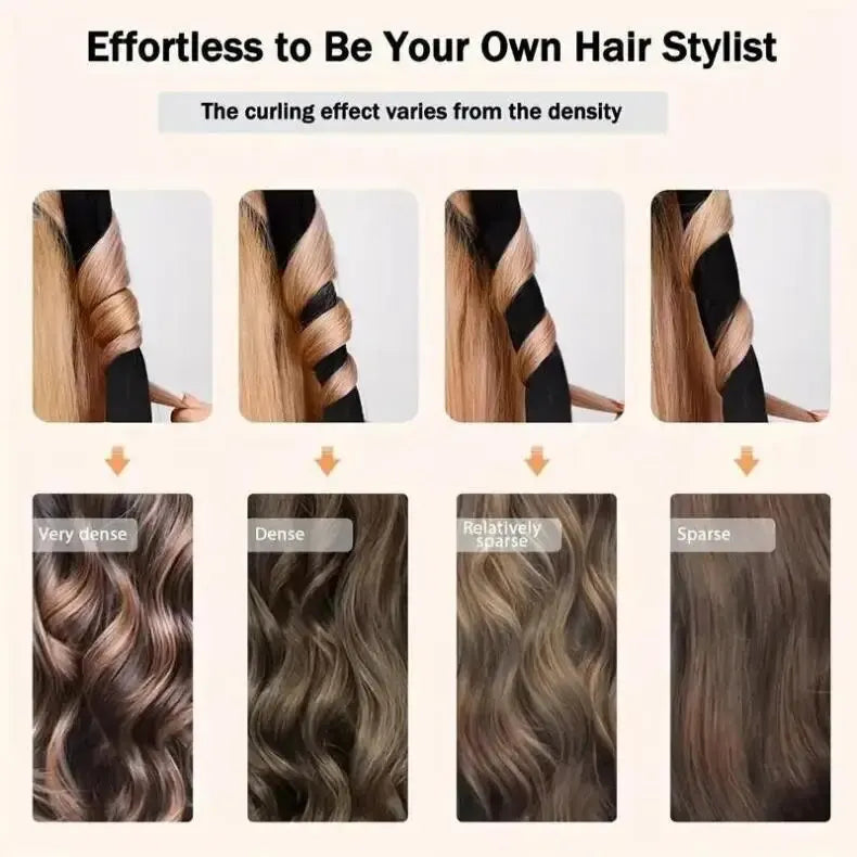 DIY Heatless Curling Stick Headband Set With Hairpin Lazy Curler Foam Sponge Curling Stick No Heat Hair Curler 21,163 Reviews 4