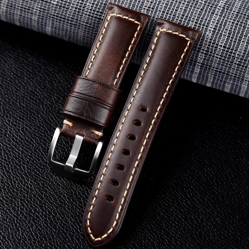 High Quality Genuine Leather Watch Strap 20mm 22mm 24mm Watchband Quick Release Men Women Watch Band for Huawei Watch GT 4 46mm