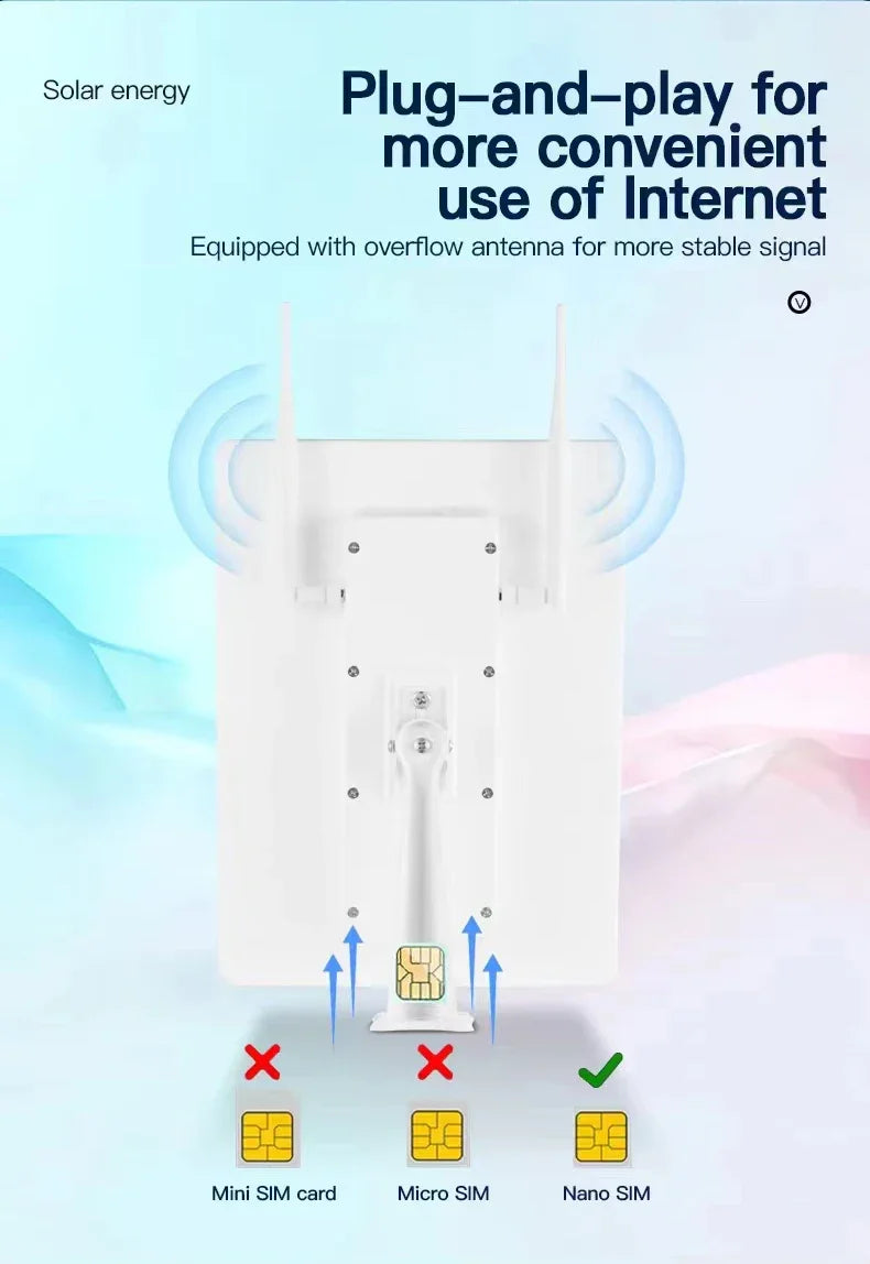 IP66 Waterproof Outdoor Solar Powered 4G SIM Card WIFI Router Ultra Long Standby 7 Days Portable 15W 25000mh for Mobile Device