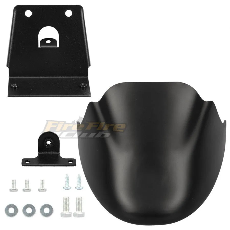 Motorcycle Black Front Bottom Spoiler Mudguard Air Dam Chin Fairing for Harley XL Sportster 883 1200