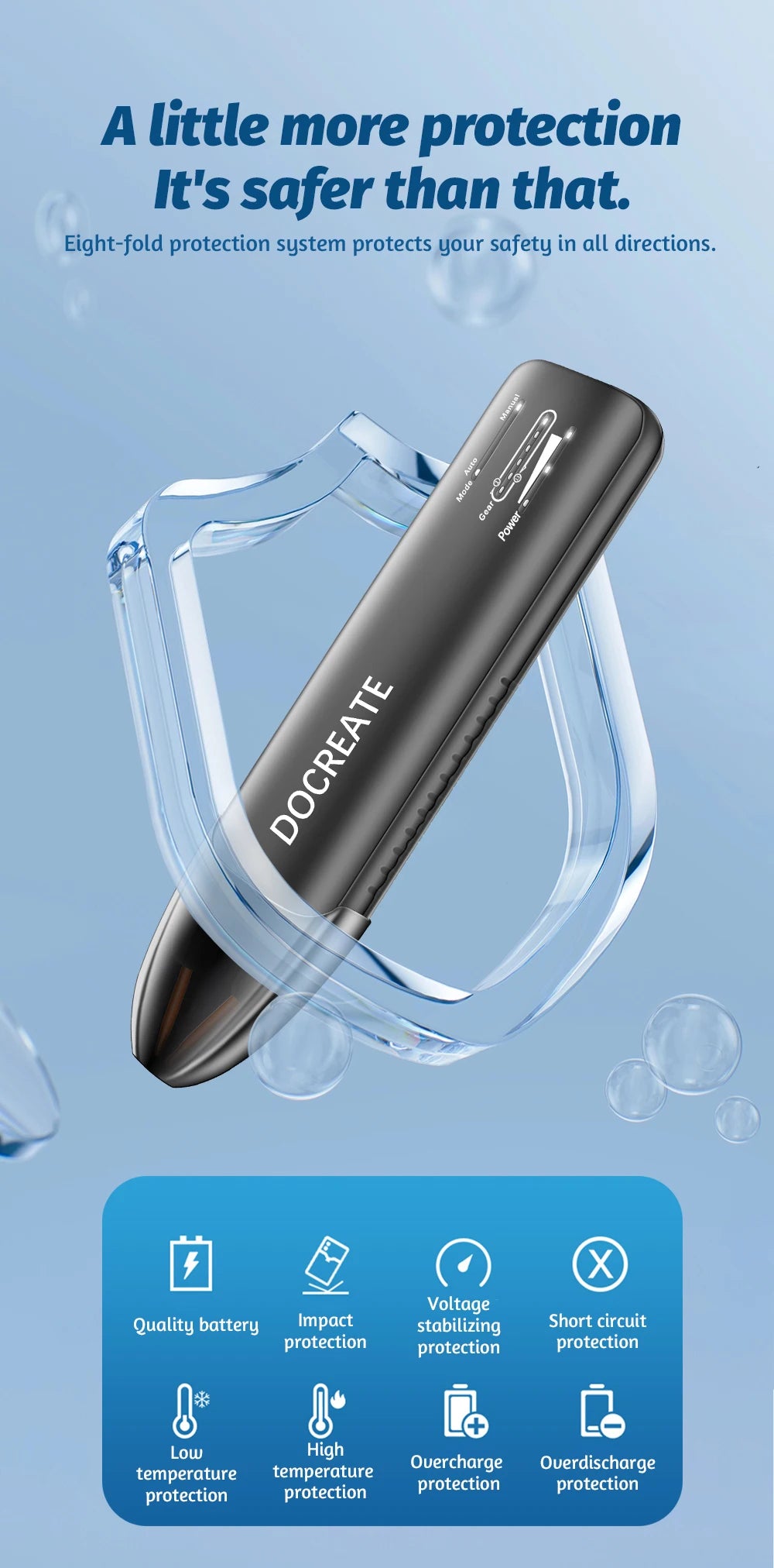 Docreate Color screen portable handheld small spot welder 18650 mobile phone lithium battery nickel plate collision welding