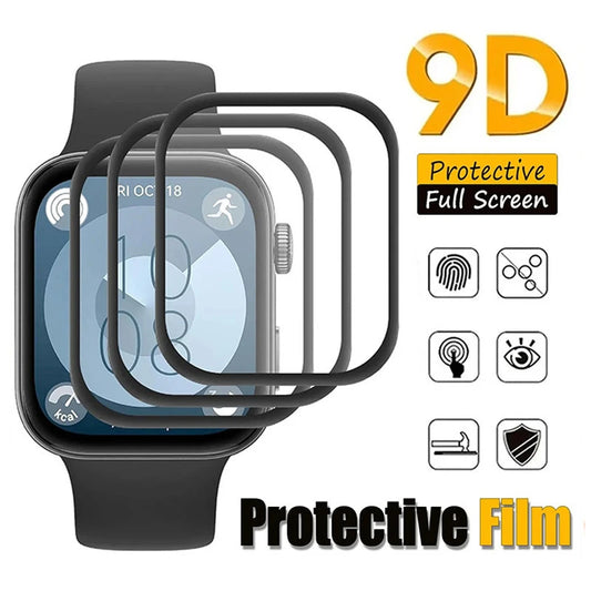 Tempered Film for HUAWEI Watch FIt 3 Accessories Anti scratch Full Curved Screen Protector for smartwatch huawei Watch FIt 3