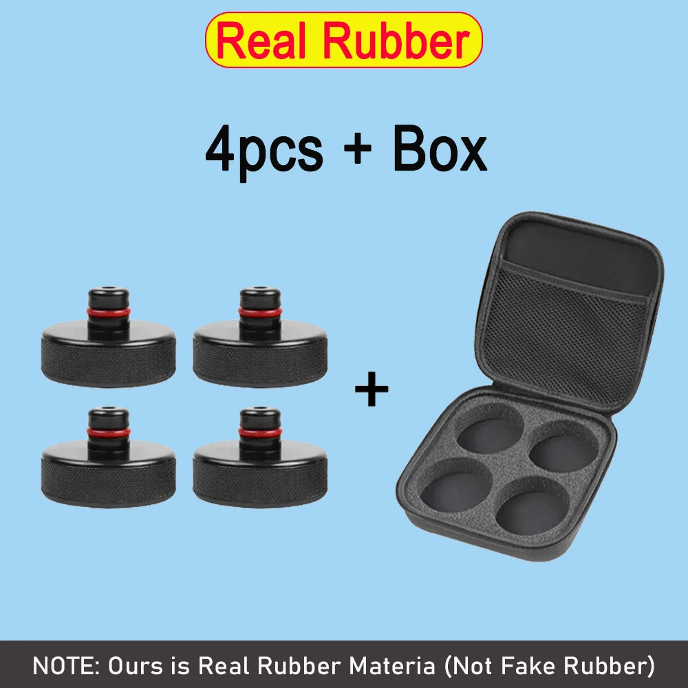 4pcs Lifting Jack Pads for Tesla Model 3 Y S X Highland 2024 2023 2022 Accessories Rubber Pucks Chassis Lift Stands Adapter Case