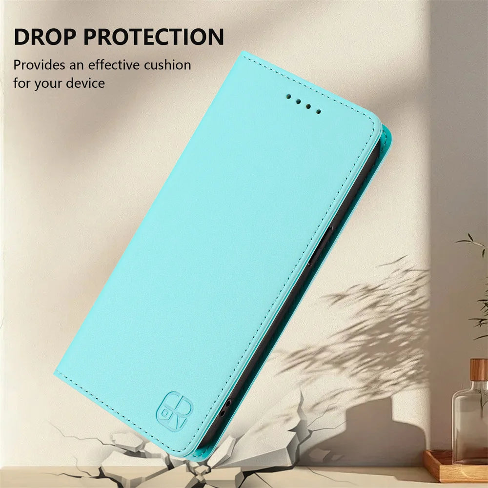 Magnetic Flip Leather Wallet Case For Samsung M62 M56 M55 M54 M53 M52 M36 M35 M34 M33 M32 M23 M15 M13 M12 M10 M05