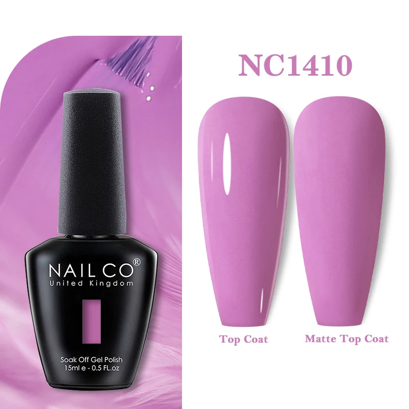 NAILCO Gel Nail Polish 15ml Nail Art Vernis Semi Permanent Soak off UV Gel Polish Gel Manicure Nail Varnish Nail Color Ongles