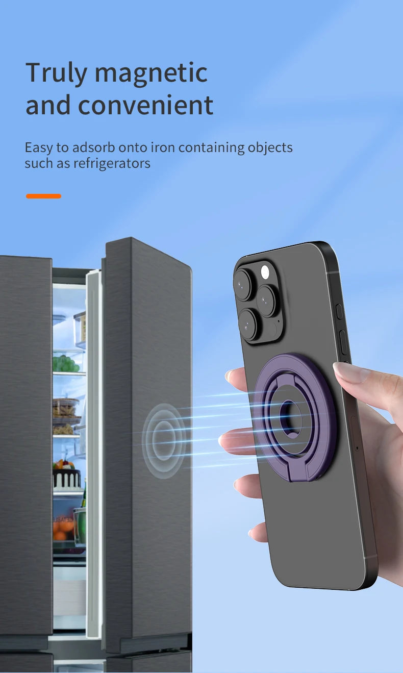 For Magsafe Cellphone Grip Double Sided Magnetic Ring Phone Holder Cellphones Stand Phone Accessories Support Telephone Grip Tok