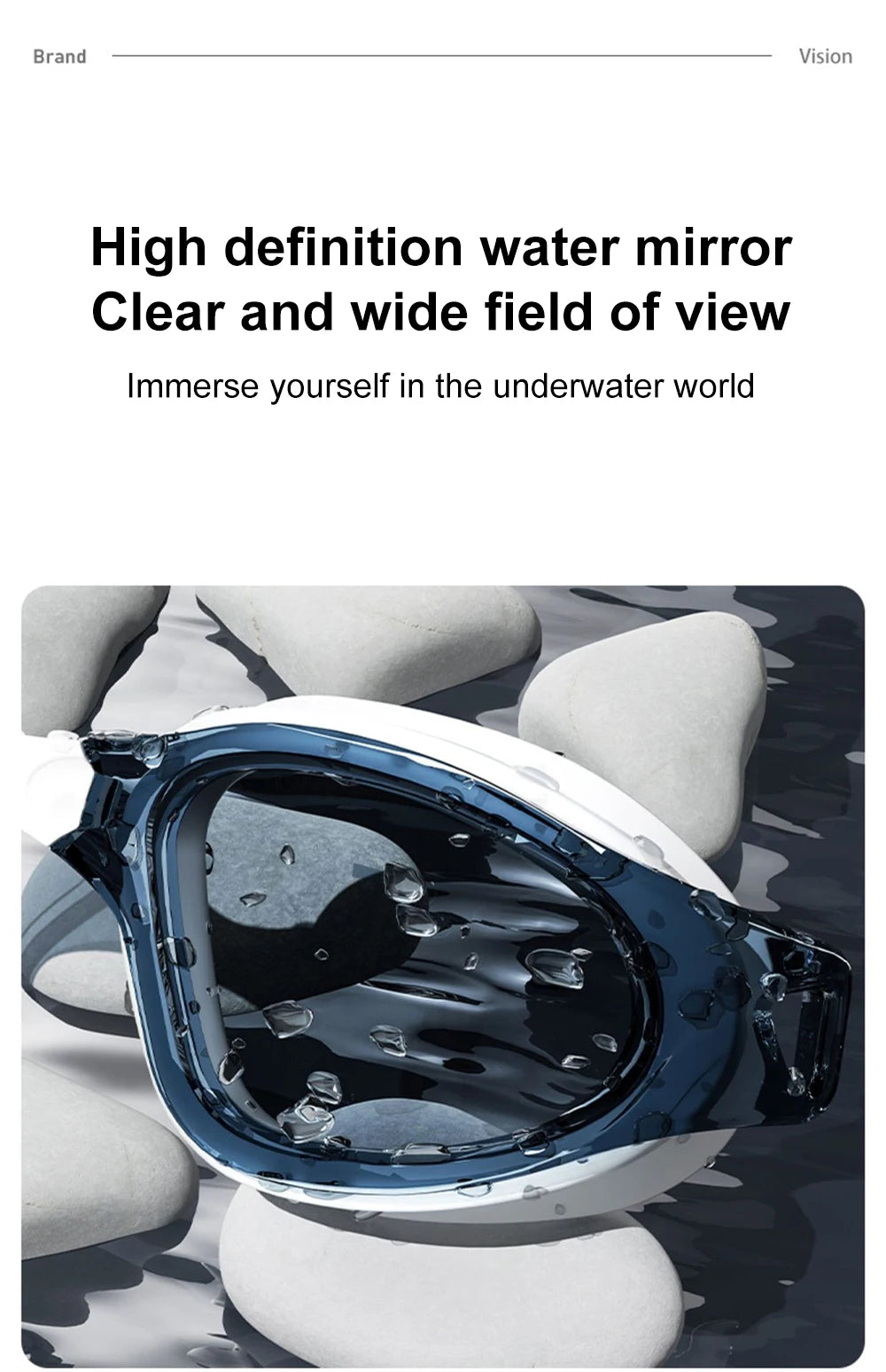 Swimming Goggles Cap Adult HD Anti-fog Swimming Goggles Set Waterproof Silicone Swim Glasses with Earplugs Anti-UV Swim Eyewear