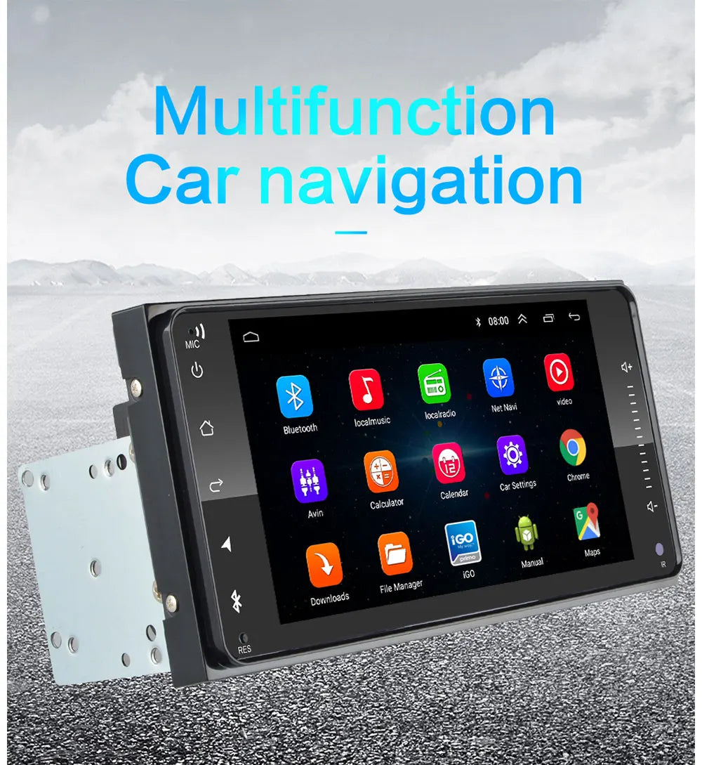2 din android 10 Universal Car Multimedia Radio Player CarPlay 2Din Stereo For Toyota VIOS CROWN CAMRY HIACE PREVIA COROLLA RAV4