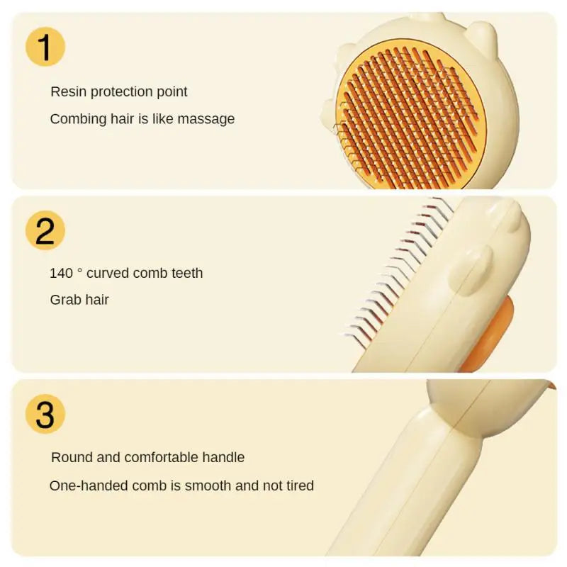 Cat Combs Pet Grooming Needle Brush Remove Floating Hair Massage Comb Pets General Supplies For Cat Dog Cleaning Care