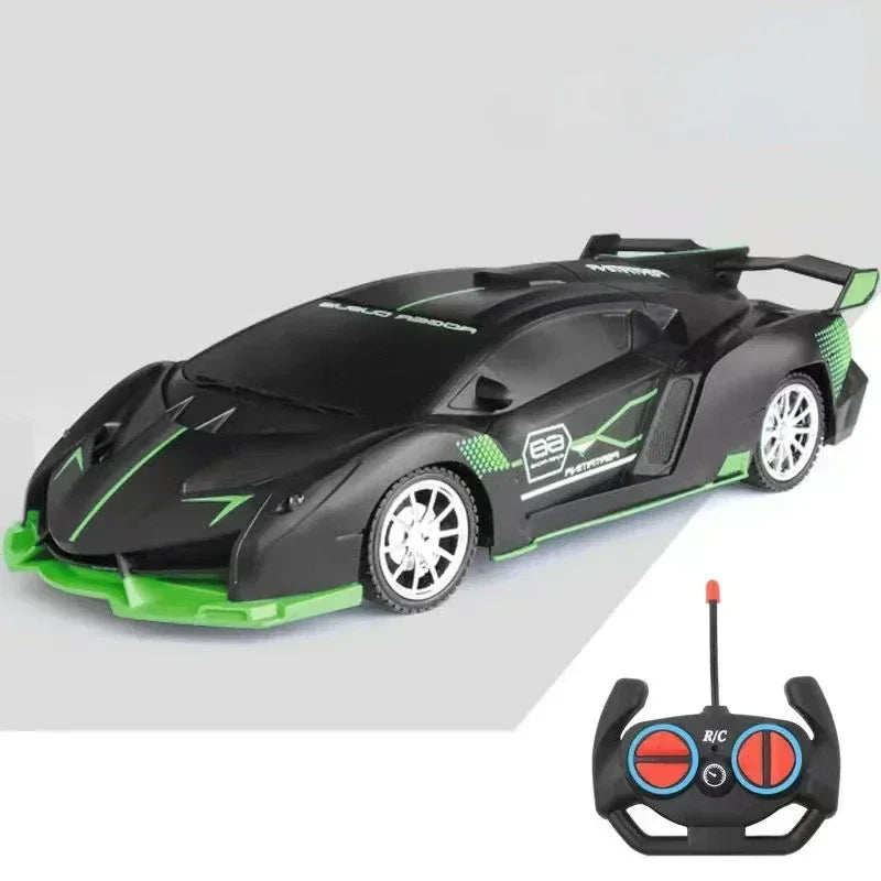 1:18 Radio Remote Control Car Chargeable RC Car High Speed 15km/h 2.4G With LED Light Toys for Boys Girls Vehicle Racing Hobby