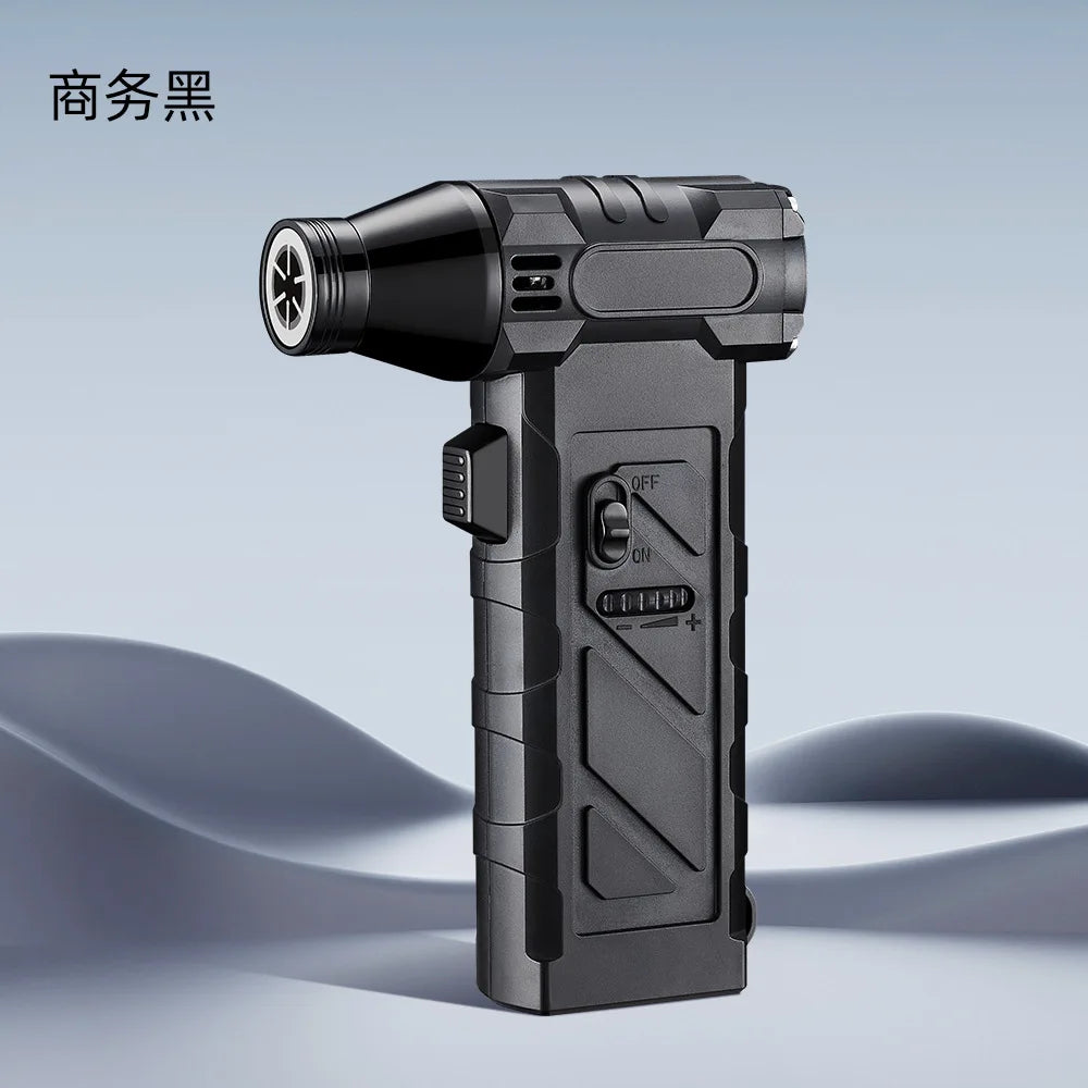 Outdoor Multifunctional Green Flame Butane Torch Lighter Three in One Whistle Lifesaving Whistle and Compass Welding Gun Lighter