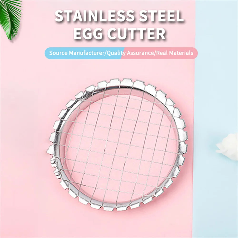 Stainless Steel Egg Slicer Cutter Cut Egg Device Grid For Vegetables Salads Potato Mushroom Tools Chopper For Kitchen Chopper