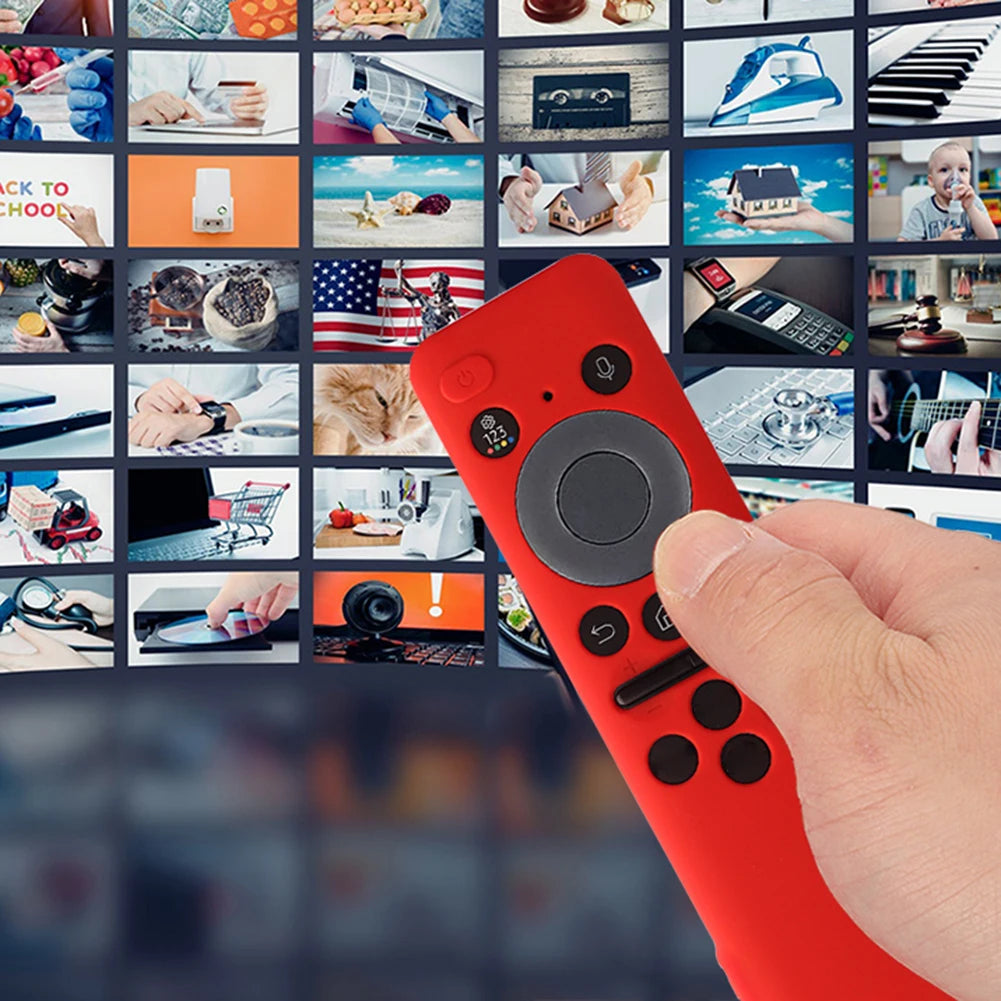 Protective Cover BN59-01432A 01432B Remote Control Covers Silicone with Lanyard Shockproof for Samsung 8K Neo QLED HDR Smart TV