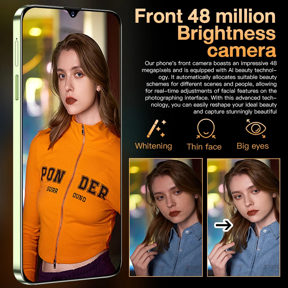 HOT 2025 new S25 Ultra original intelligent 5G dual card dual standby Android 13 system global version phones 8000mAh battery