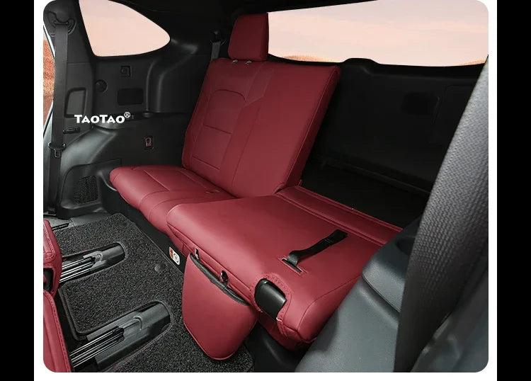 Custom Fit Highlander Car Seat Covers for Select Toyota Highlander Full Set Three-Row Second Row 2020 2021 2022 2023 2024