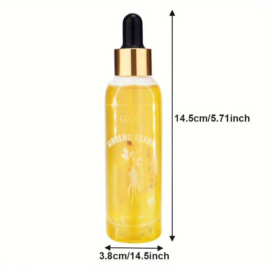 GZE Ginseng Serum With Niacinamide For Firming, Moisturizing, Tighten And Relax Skin - Skincare Essential Oil Essence Solution F