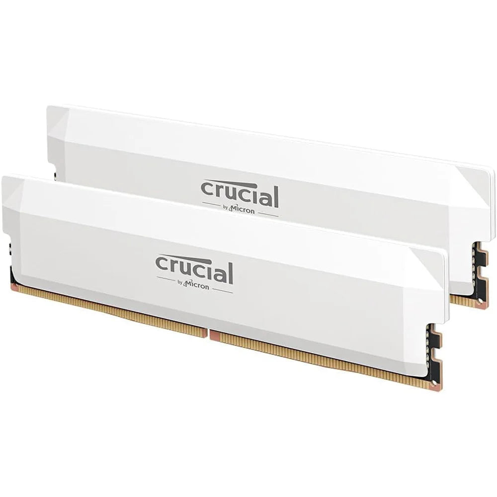 Crucial Pro DDR5 RAM 32GB Kit (2x16GB) 6400MHz CL38, Overclocking Desktop Gaming Memory, Intel XMP 3.0 & AMD Expo Compatible