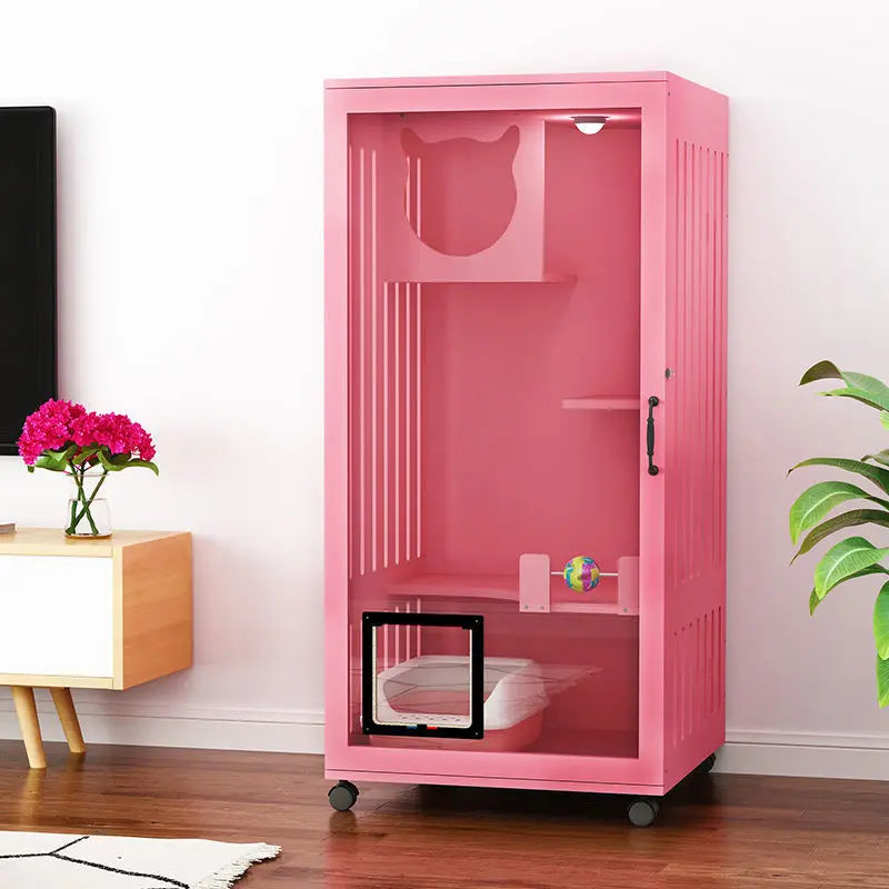 Can Customize Factory Wholesale Luxury Wooden Cat House Large Cat Bed  Cat Hous Indoors