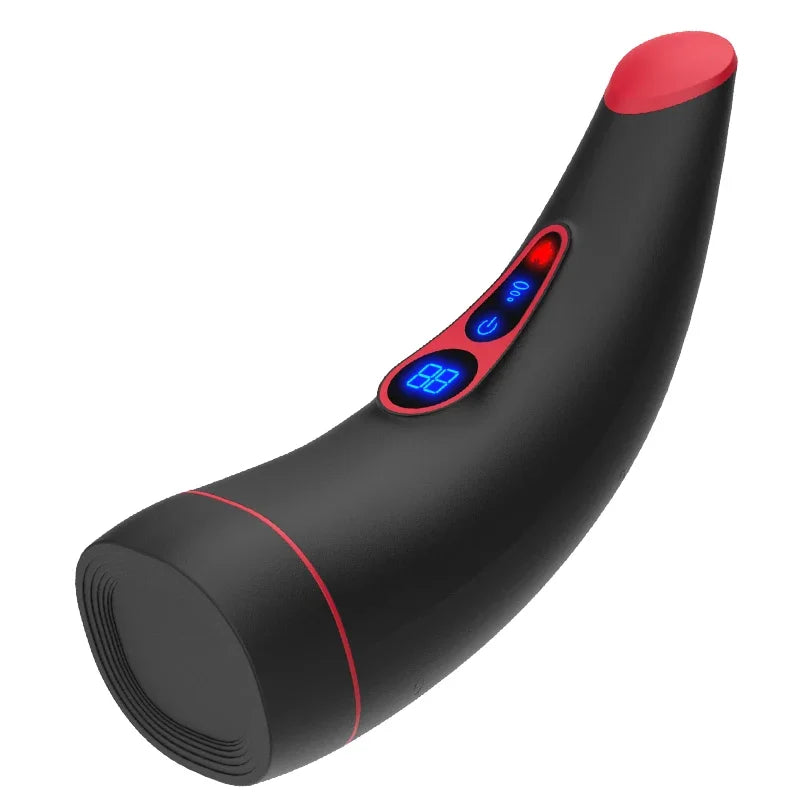 Automatic Sucking Male Masturbator Sex Toys for Men Heating Vibrating LCD Display Penis Pump Blowjob Male Adult Masturbators
